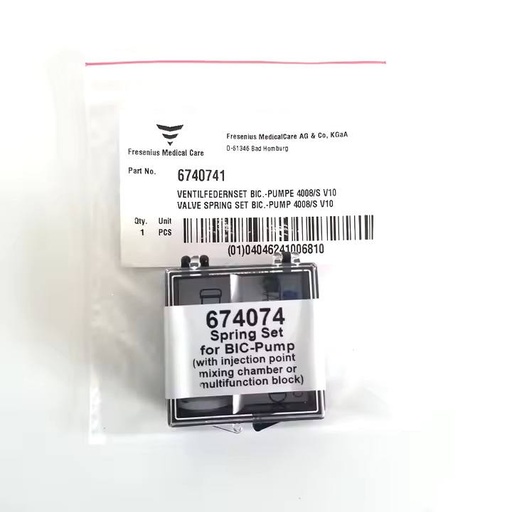 VALVE SPRING SET FOR ACID/BIC/UF PUMP by Fresenius Medical Care 674074
